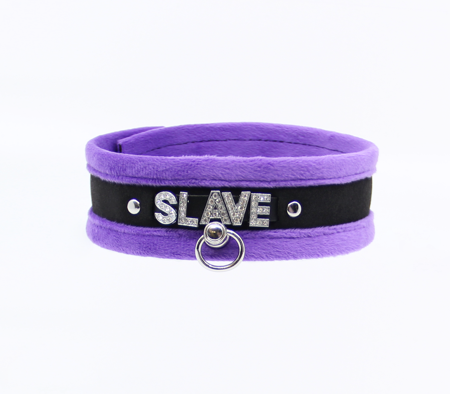 Word Collar Slave Purple - Club X